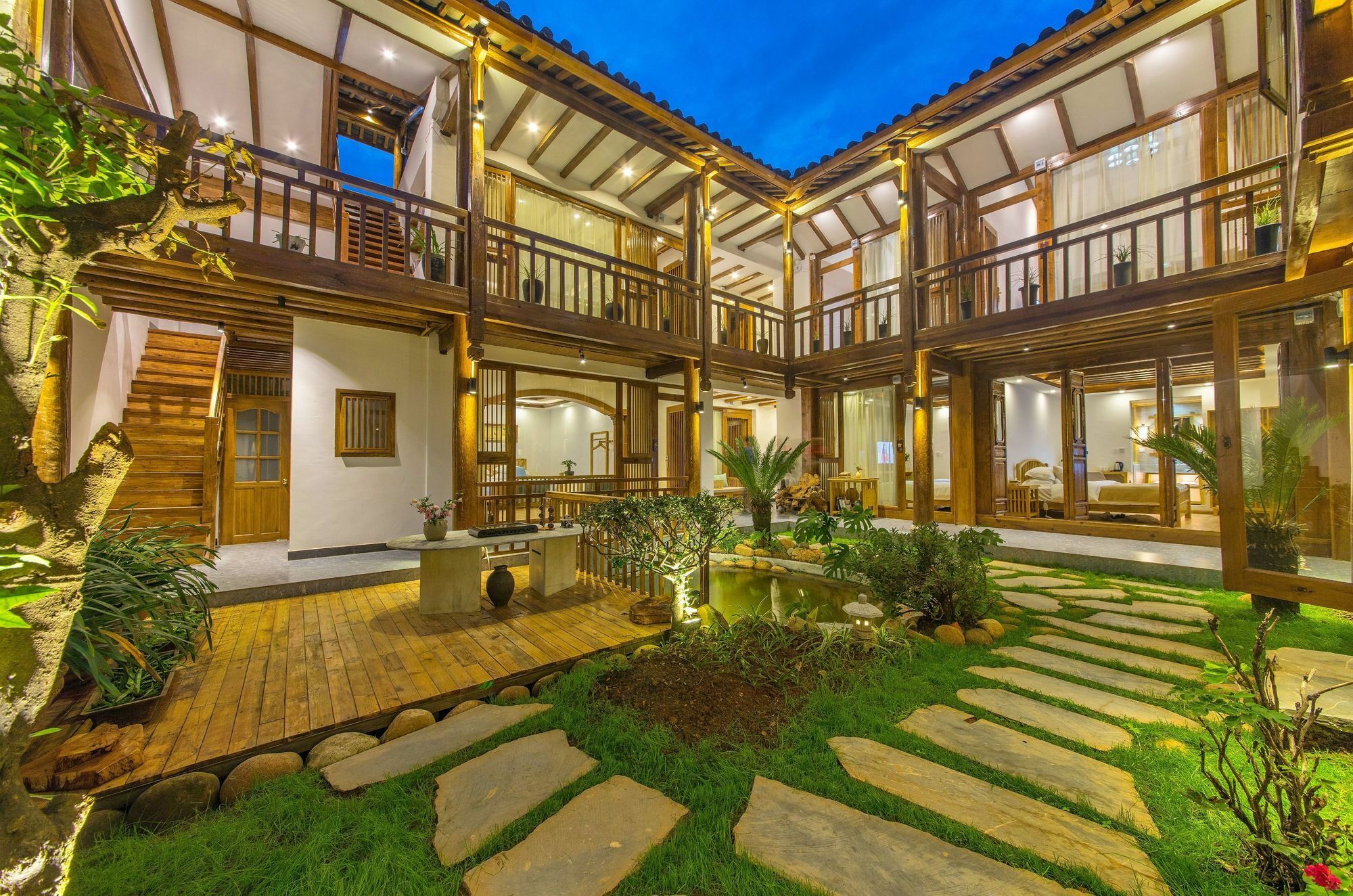 桐墅客栈 Lijiang Village House Екстериор снимка
